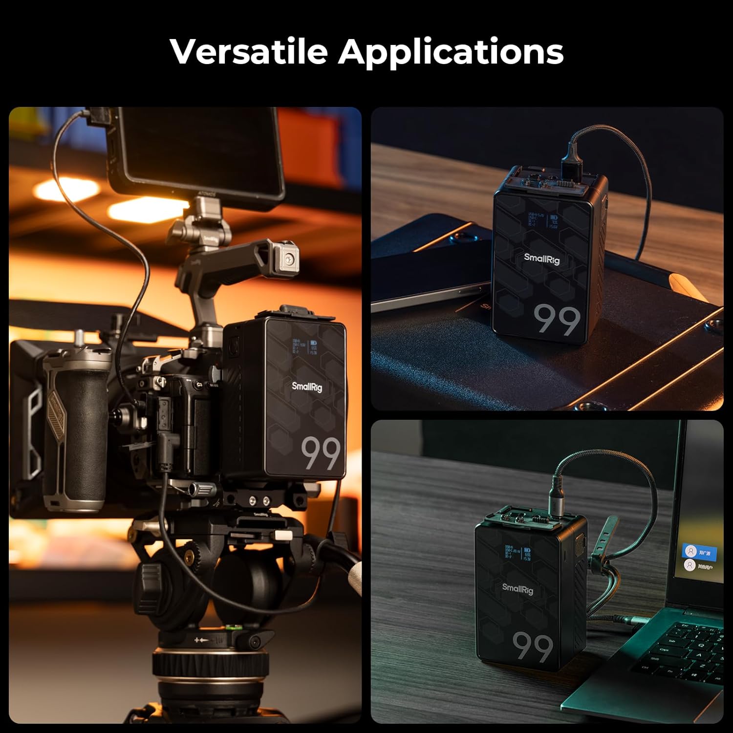 Smallrig VB99 SE Batteria V-Mount 99 Wh / 6800 mAh - immagine 8