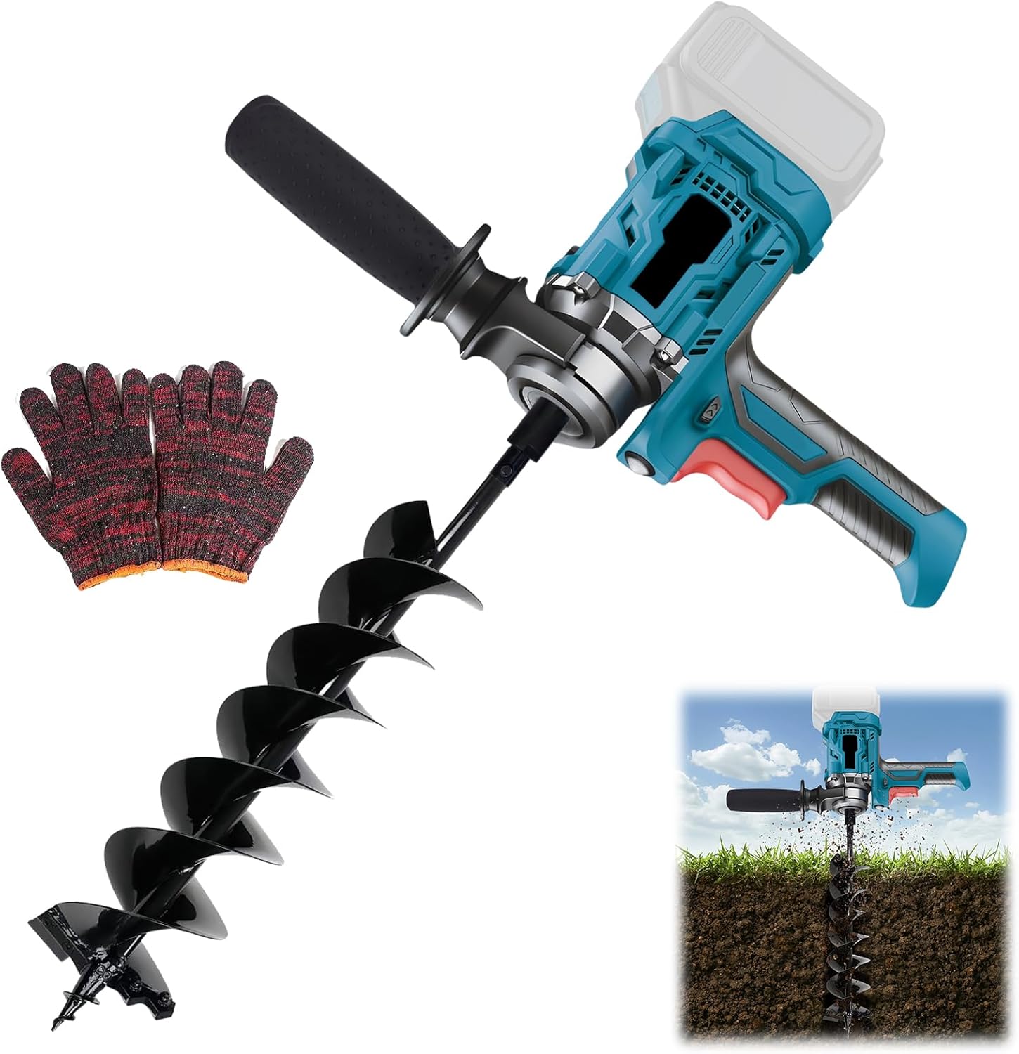 Trapano a Batteria Professionale per Giardino - immagine 1