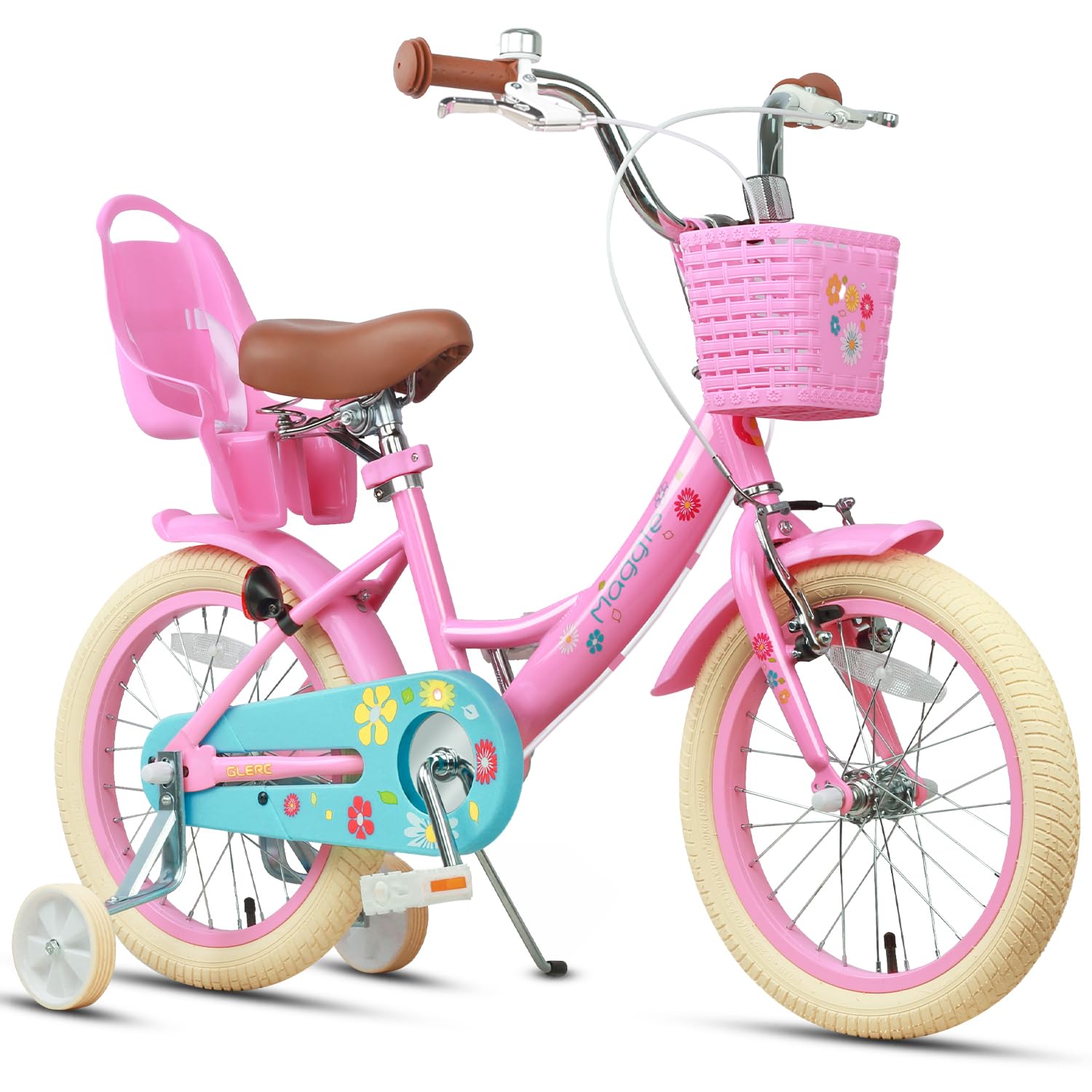 Glerc Bicicletta per Bambine 40,6 cm con Cestino