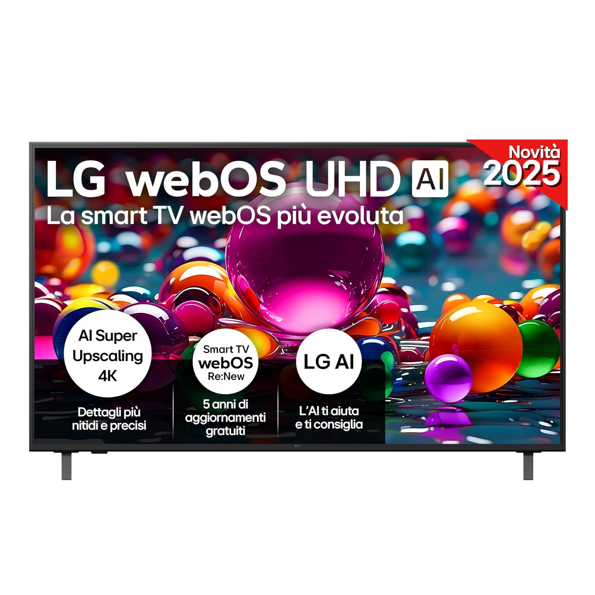 Lg webOS UHD AI UA75 TV 55" Smart TV 4K 2025