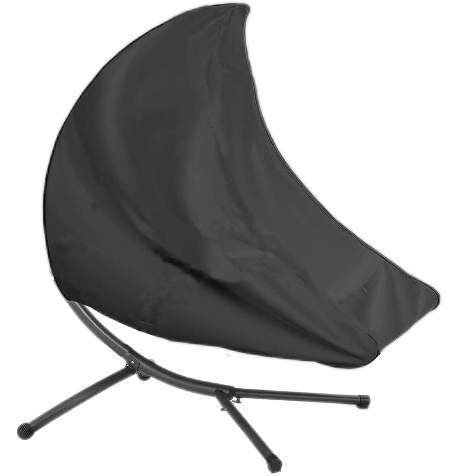 Copertura Sdraio Sospesa Impermeabile con Cerniera, Nera