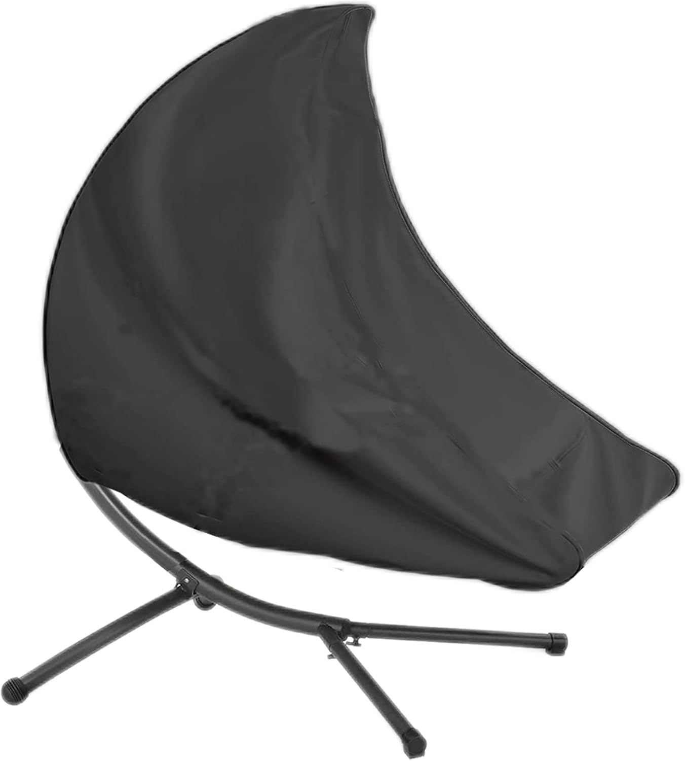 Copertura Sdraio Sospesa Impermeabile con Cerniera, Nera - immagine 1