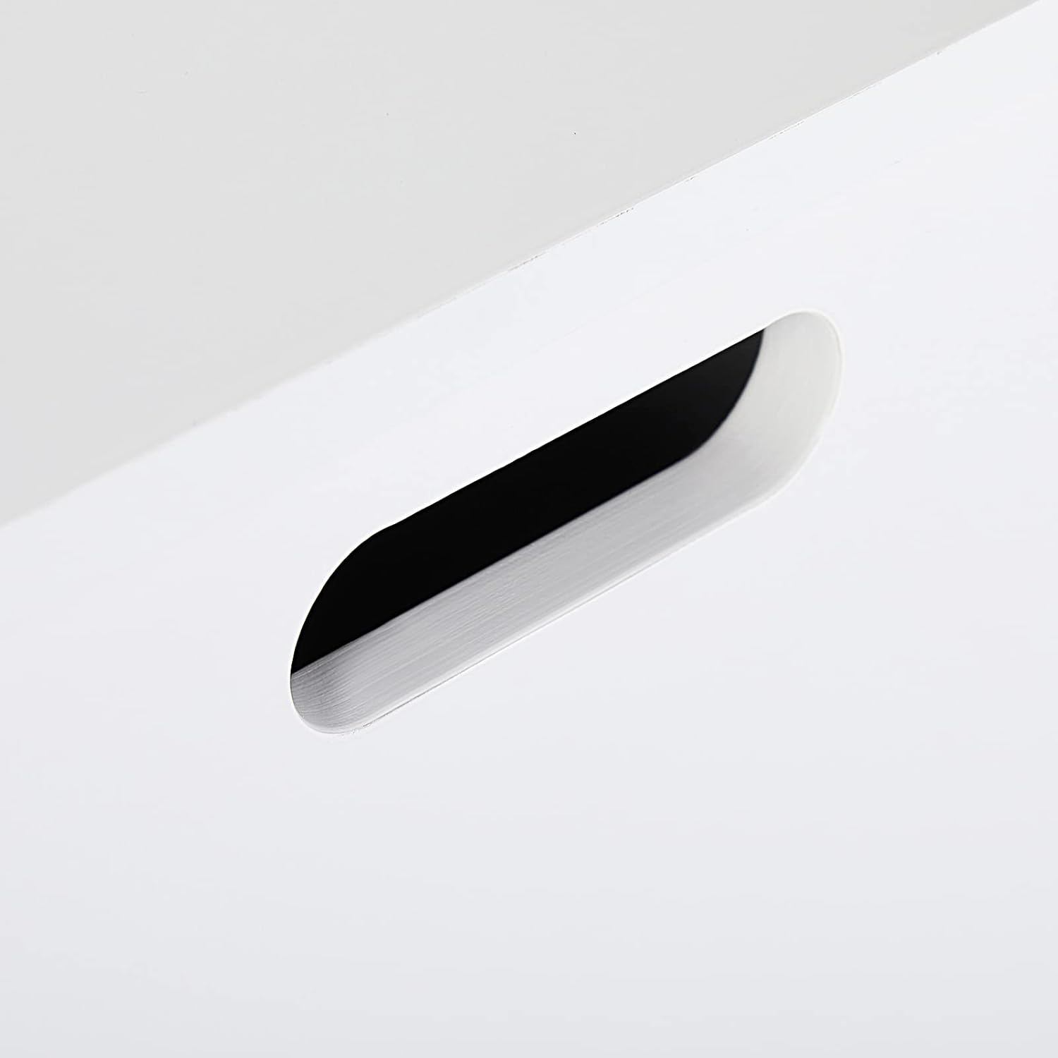 Mondeer Panca Portaoggetti con Coperchio, MDF, Bianco, 72 x 36 x 48 cm - immagine 8