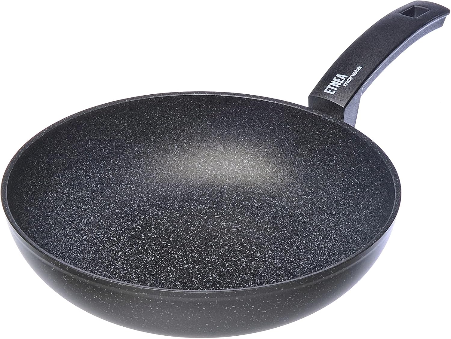 Moneta Etnea Wok, 28 cm, Alluminio, Nero - immagine 1