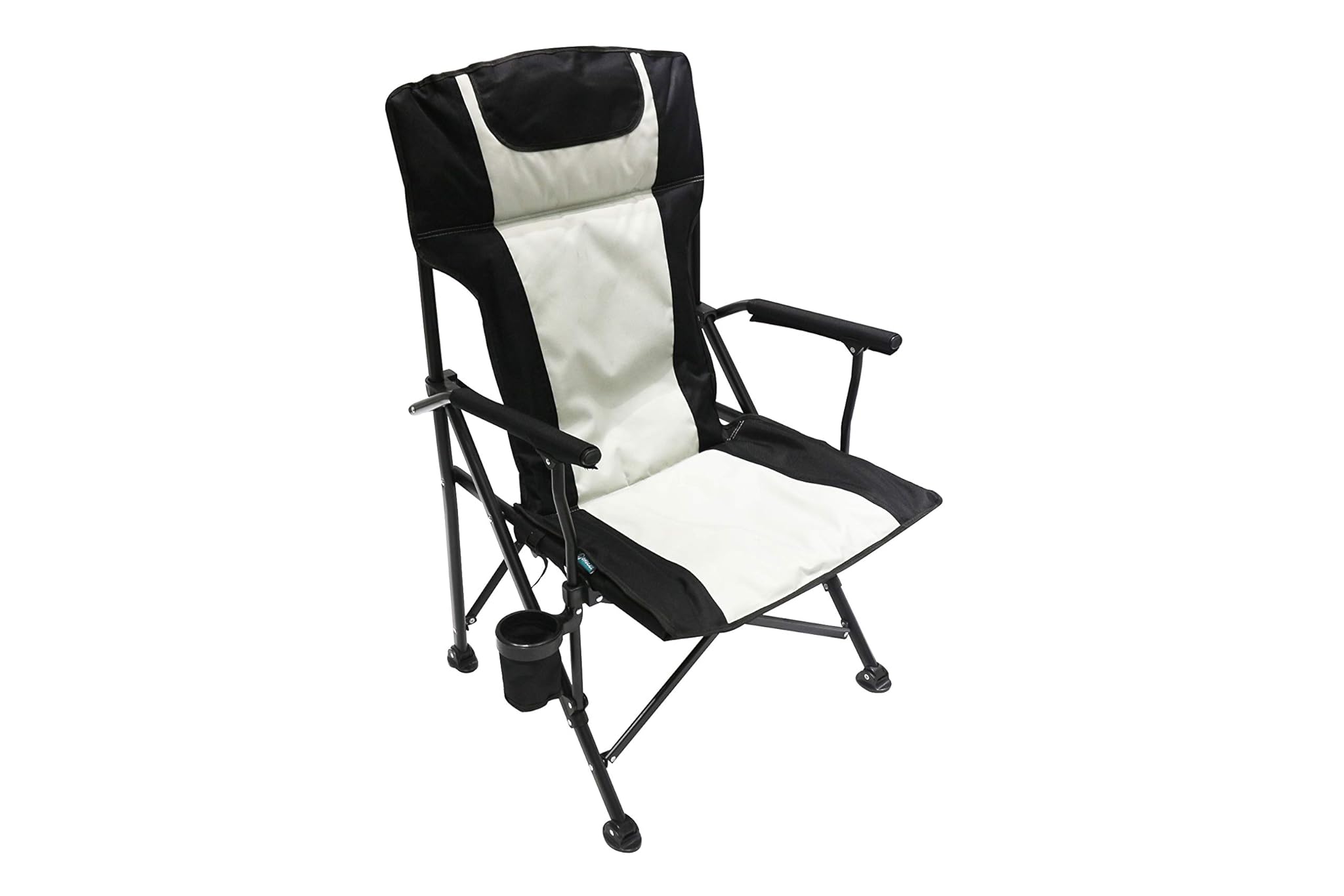 Homecall 30019 Sedia, Nero/Crema, Schienale alto