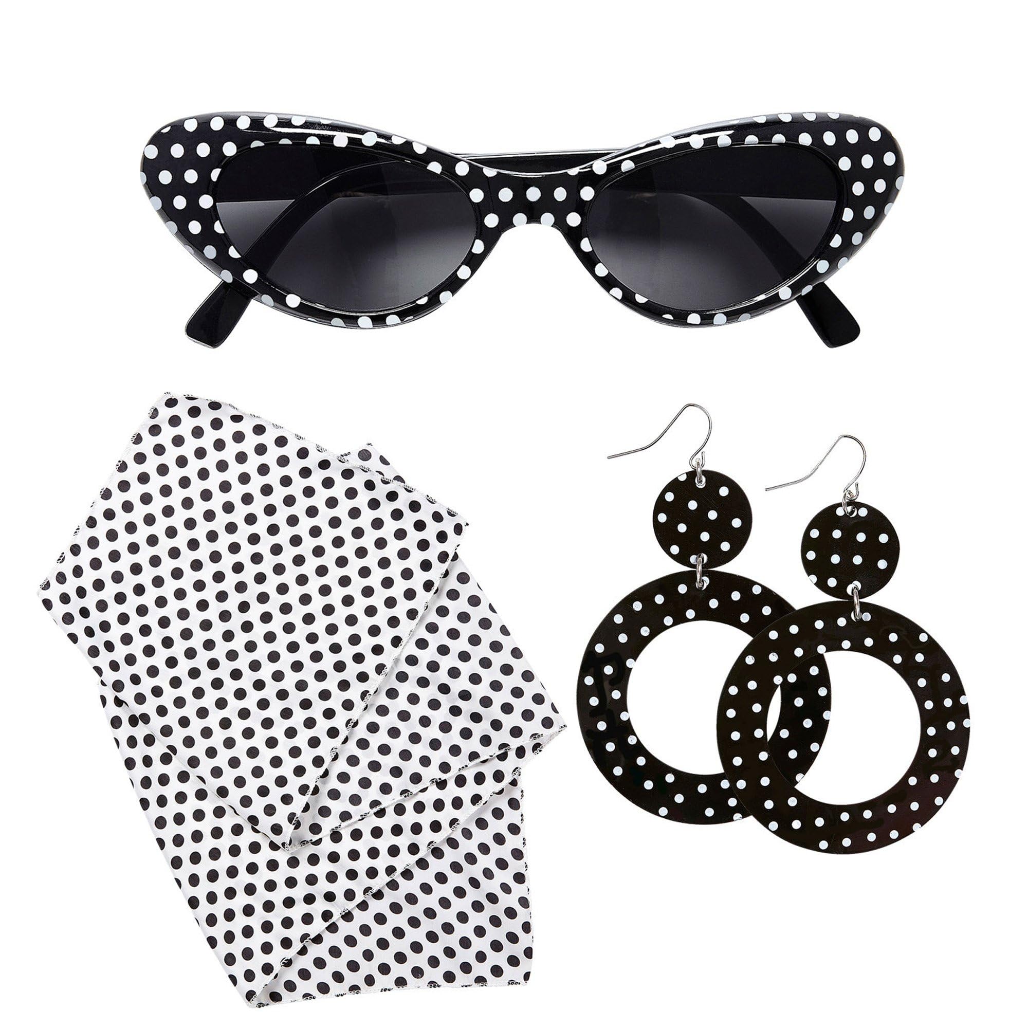 WIDMANN WDM95717 - Set Ragazza Anni 50, Nero, One Size