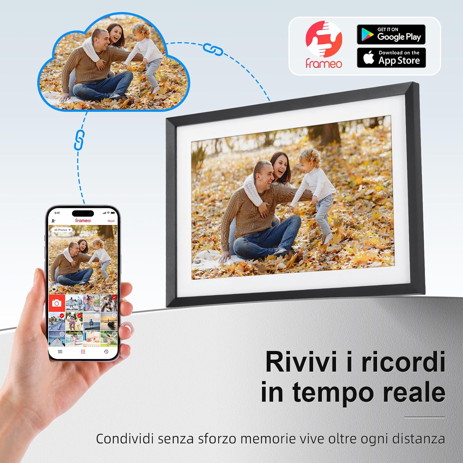 Rollei Smart Frame WiFi 107 - Cornice Digitale 10.1" 32GB - immagine 3