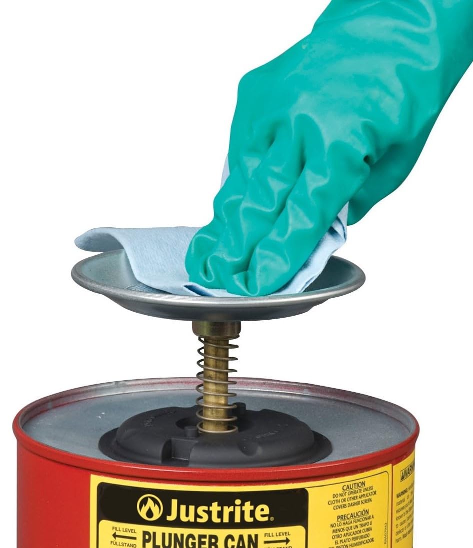 Justrite 10108 - Contenitore di Sicurezza 1L, Rosso - immagine 2