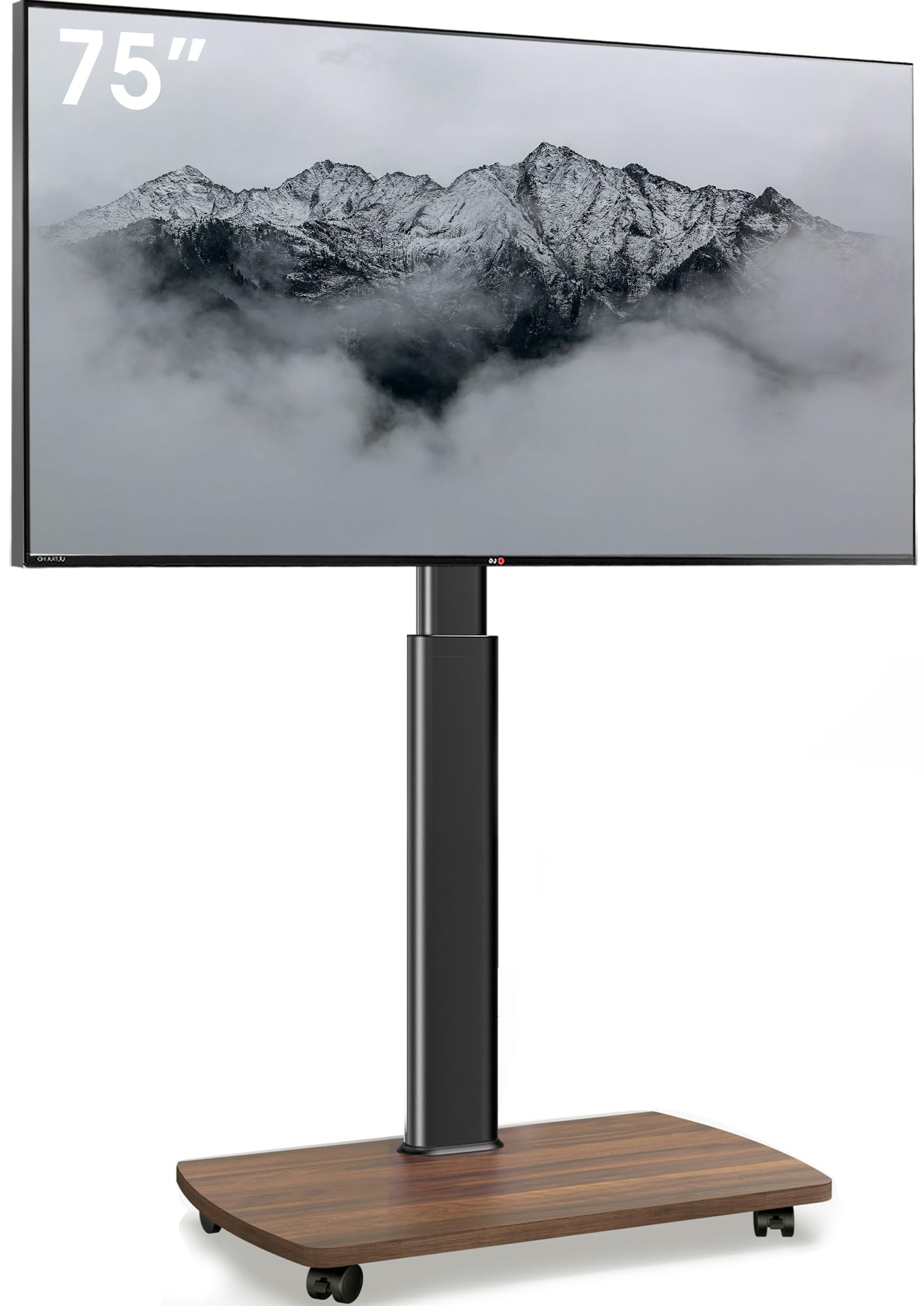 Aokcos Carrello Porta TV con Ruote per 43-75 Pollici