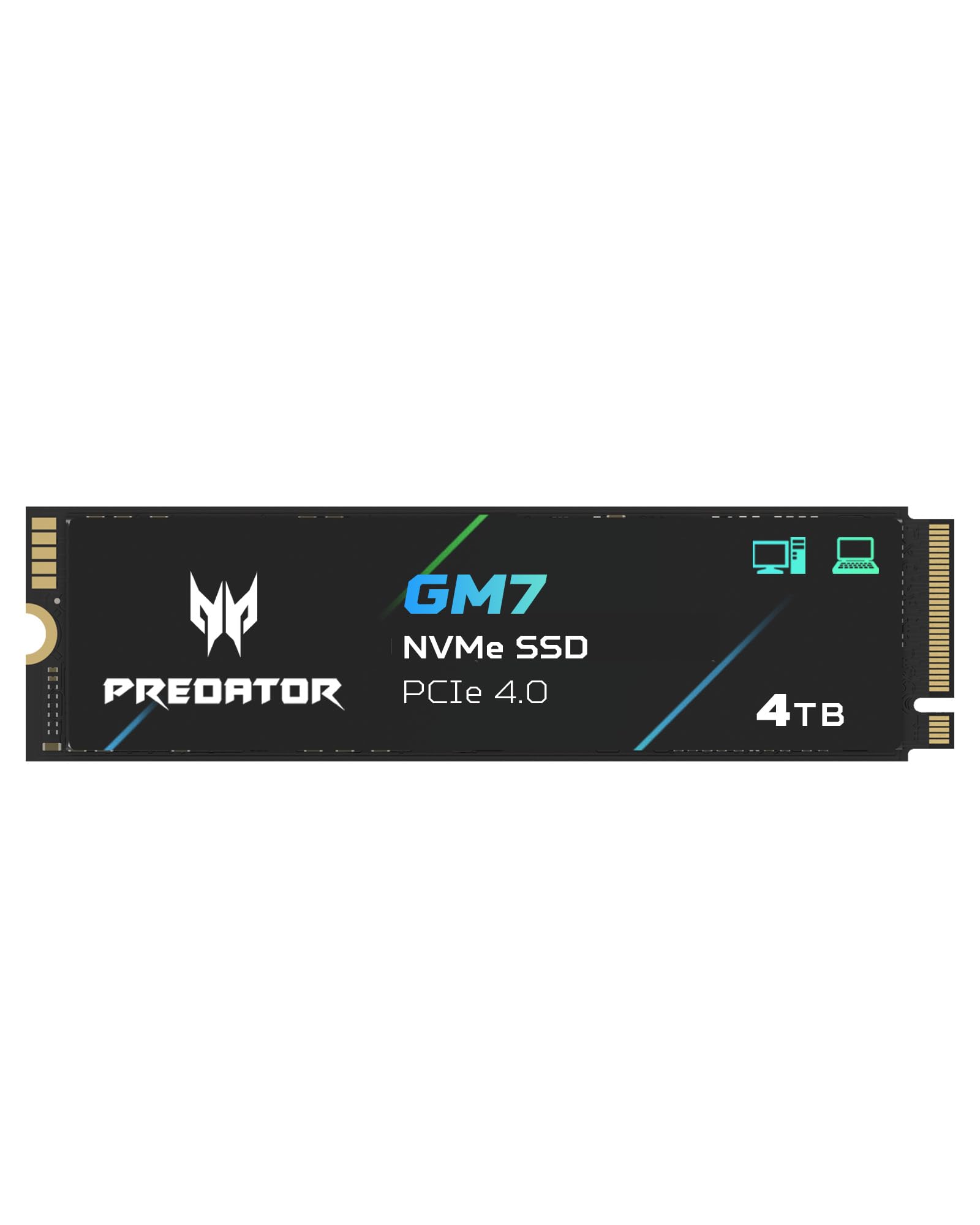 acer Predator GM7 4TB Disco SSD 7400MB/S NVMe PCIe 4.0 M.2 Gen4
