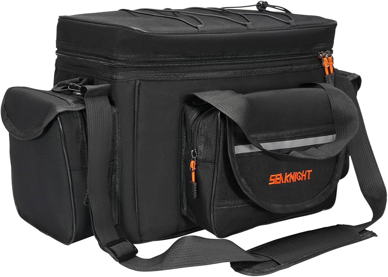 SeaKnight Borsa da Pesca a Spalla Singola, L - Nero - immagine 1