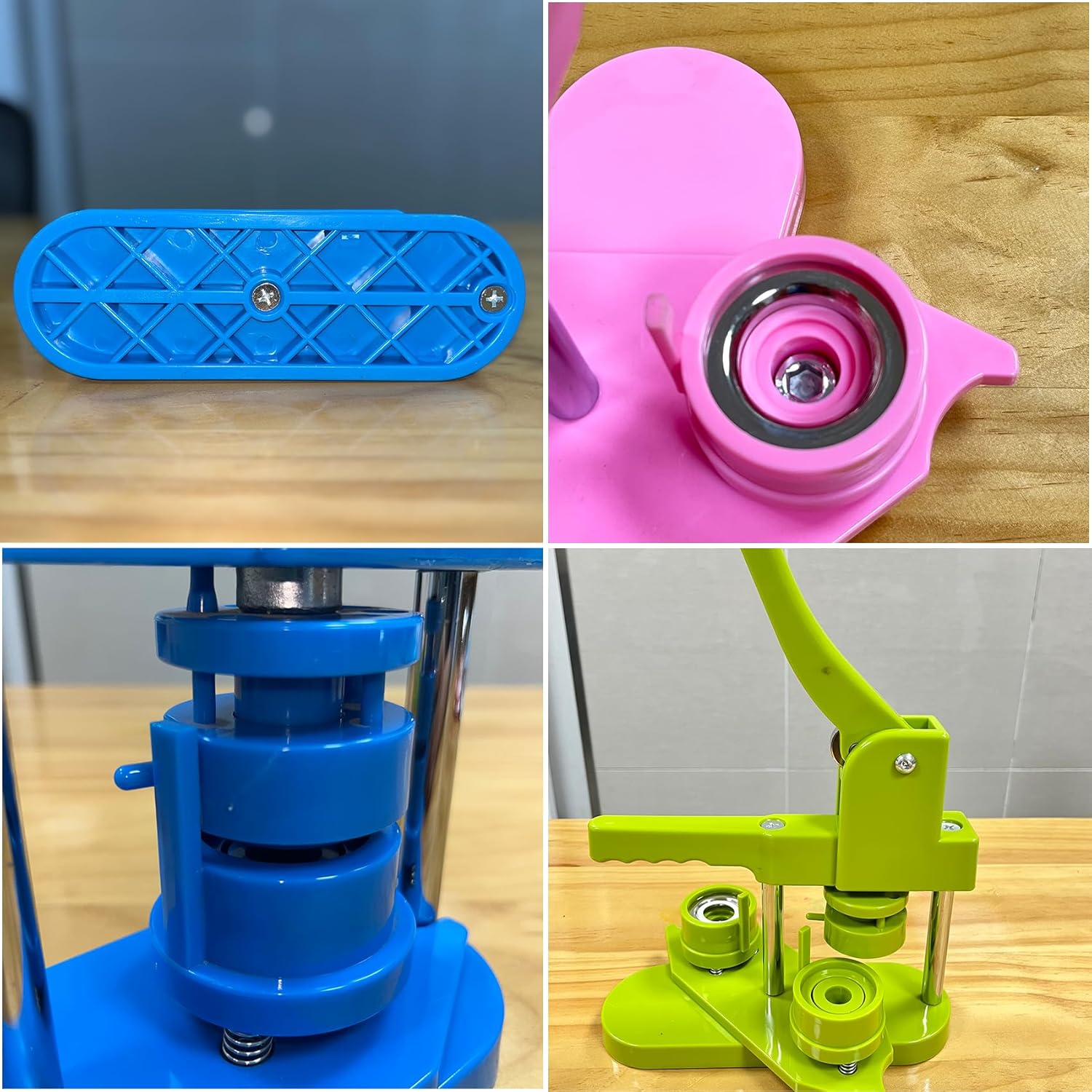 Mr.r Macchina per Badge Button da 58mm, Blu - immagine 4