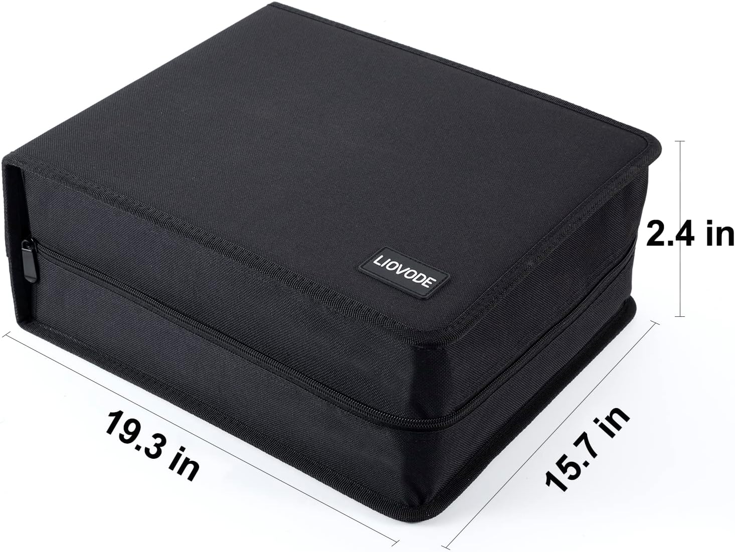 LIOVODE Custodia DVD Capacità 200 DVD e 100 Libretti - immagine 6