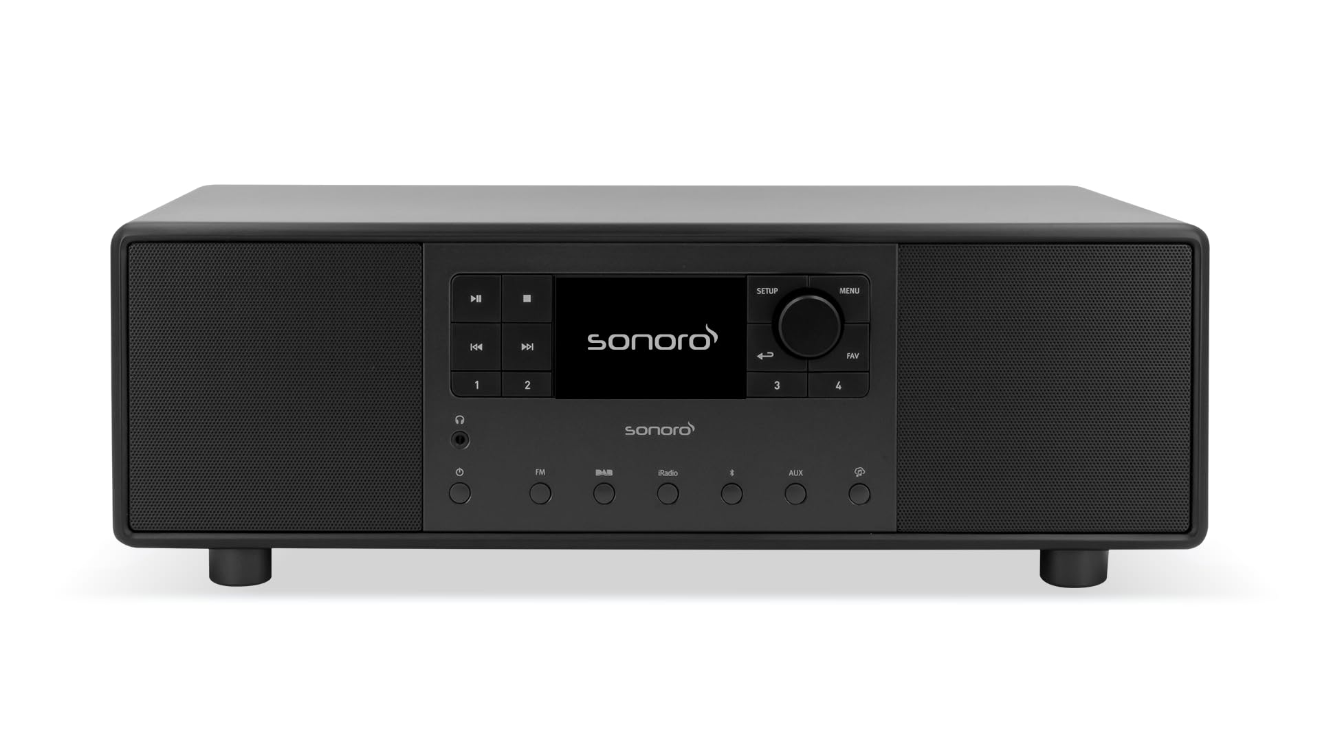 Sonoro Primus - Radio Internet con Bluetooth, Nero