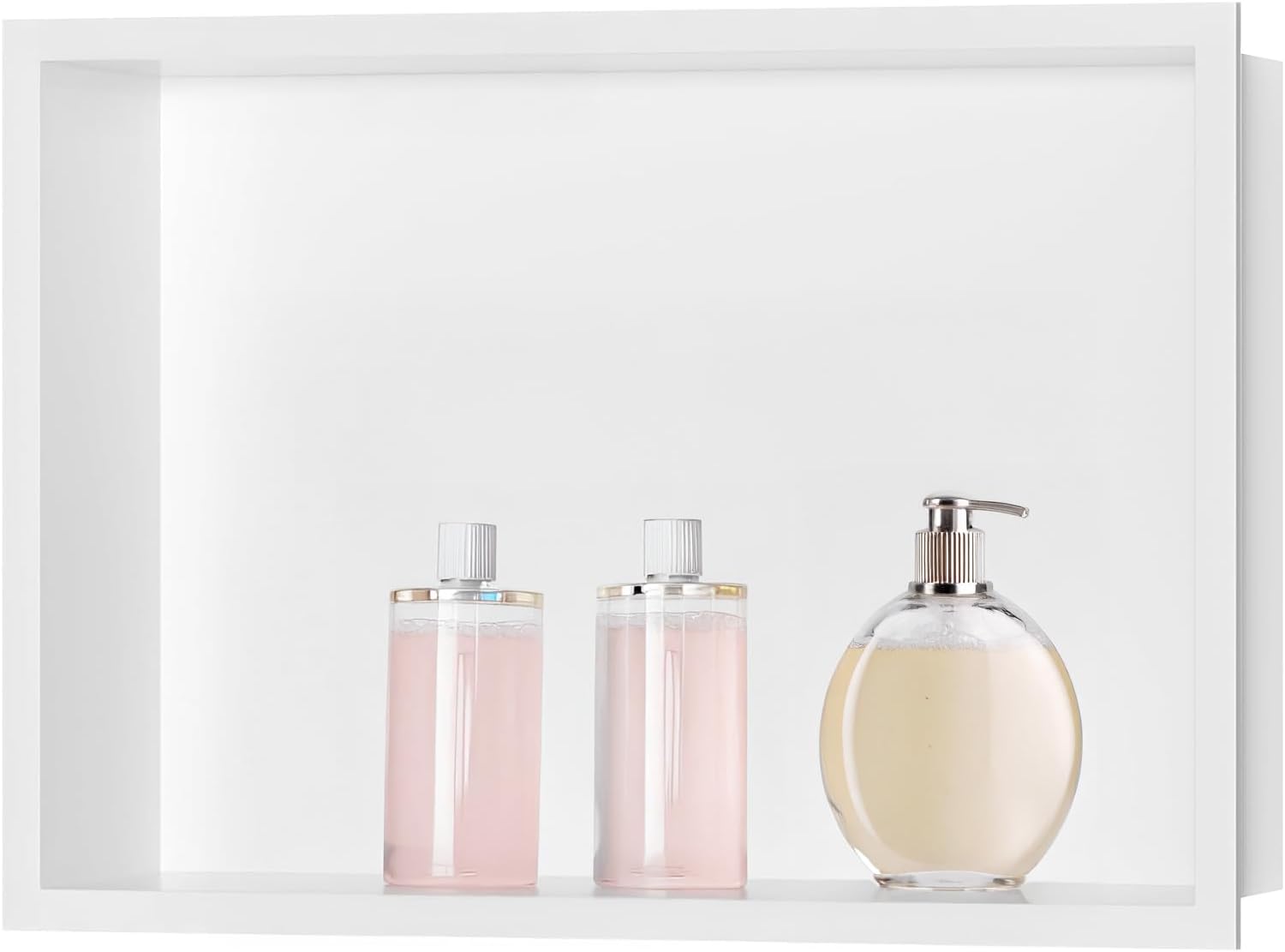 Sunrik Doccia con Nicchia a Parete in Acciaio Inox