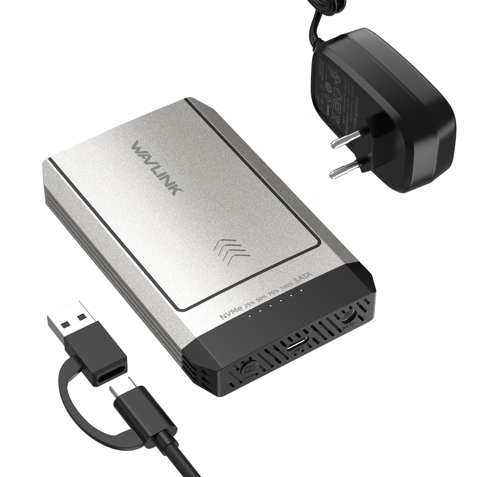 Wavlink NVMe Cloner Dual-Bay Offline 10Gbps