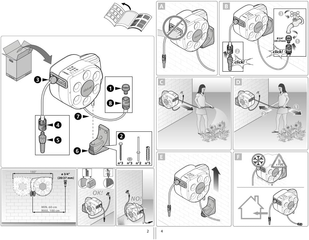 Claber Rotoroll Evolution 20m - Avvolgitubo Automatico - immagine 5