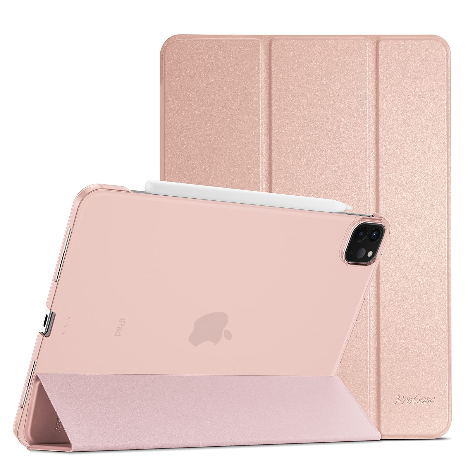 Procase Cover Ultra Sottile per iPad Air 13" M3/M2, Rosegold