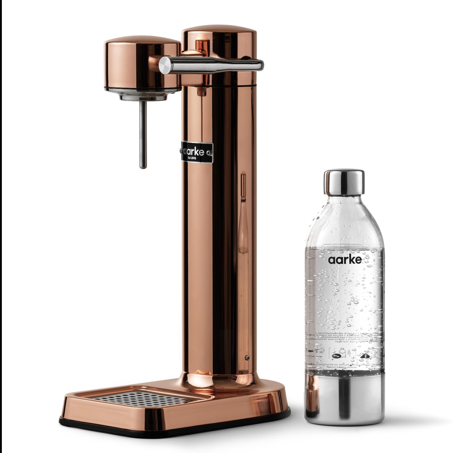 Aarke Carbonator 3 Gasatore d’acqua e Bottiglia, Finitura Rame