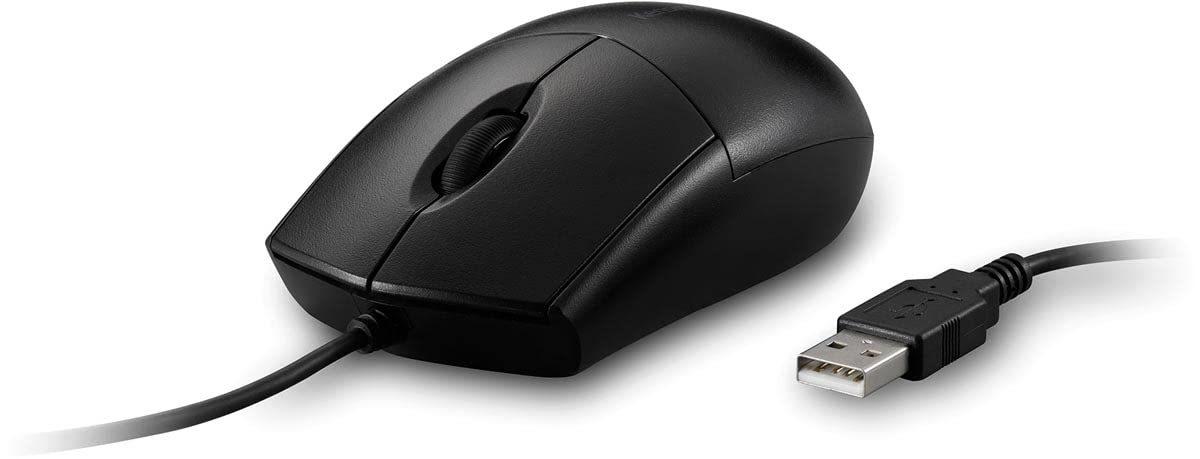 Kensington Pro Fit Mouse Impermeabile e Lavabile USB, Nero