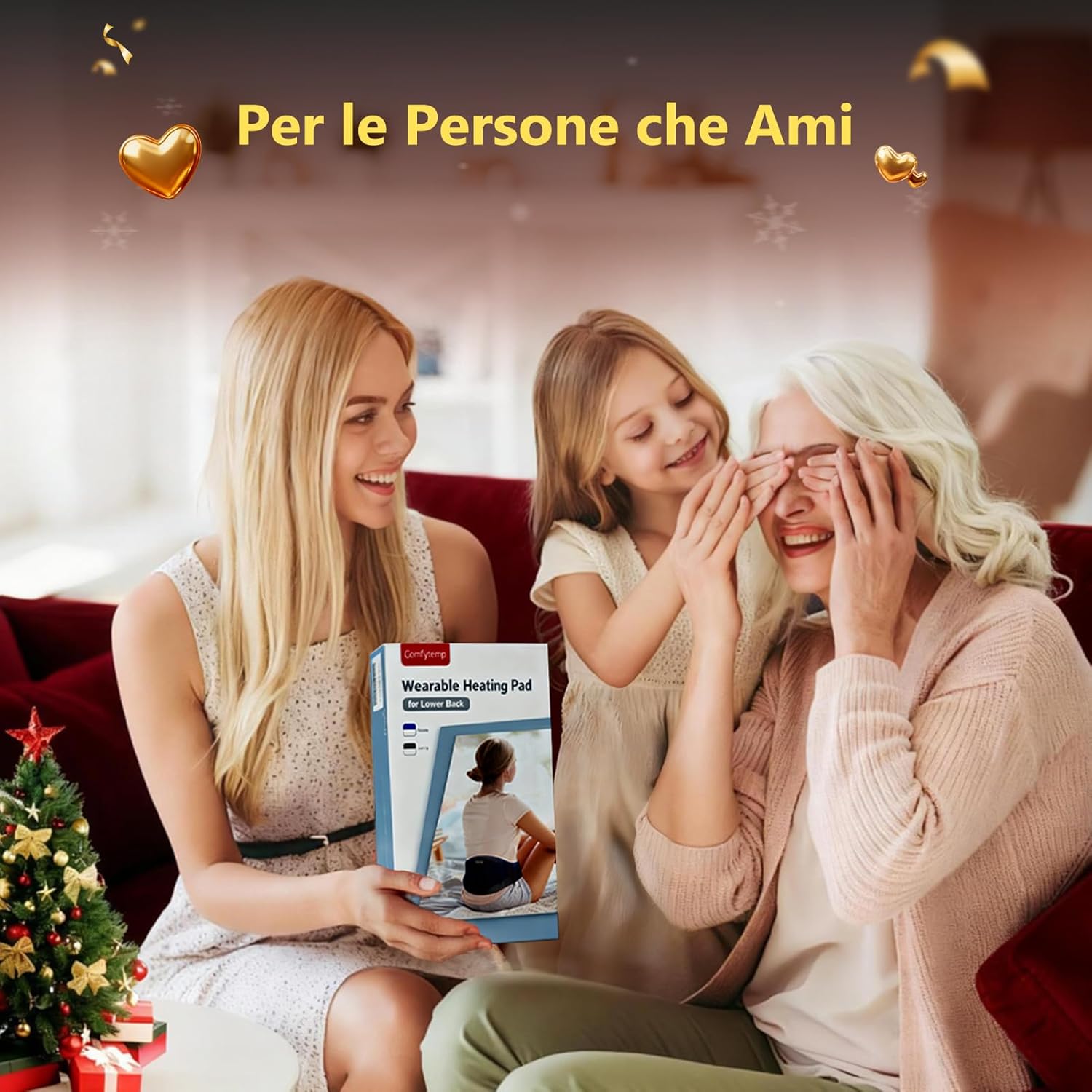 Comfytemp Fascia Lombare Riscaldamento e Massaggio - immagine 2