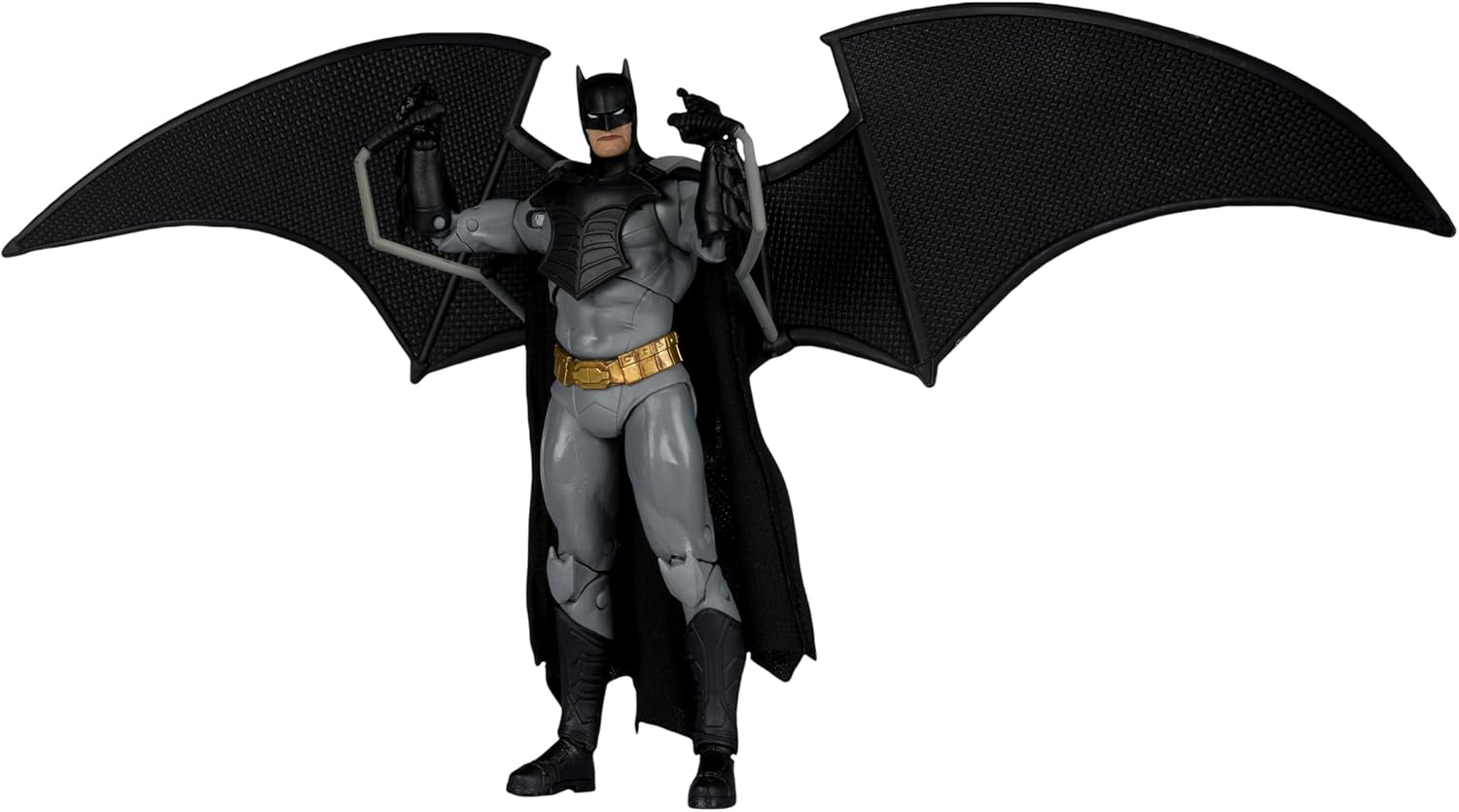 McFarlane Toys - Statuetta DC Multiverse Batman con pipistrello (tredicesima ora) Gold Label 17,8 cm - immagine 1