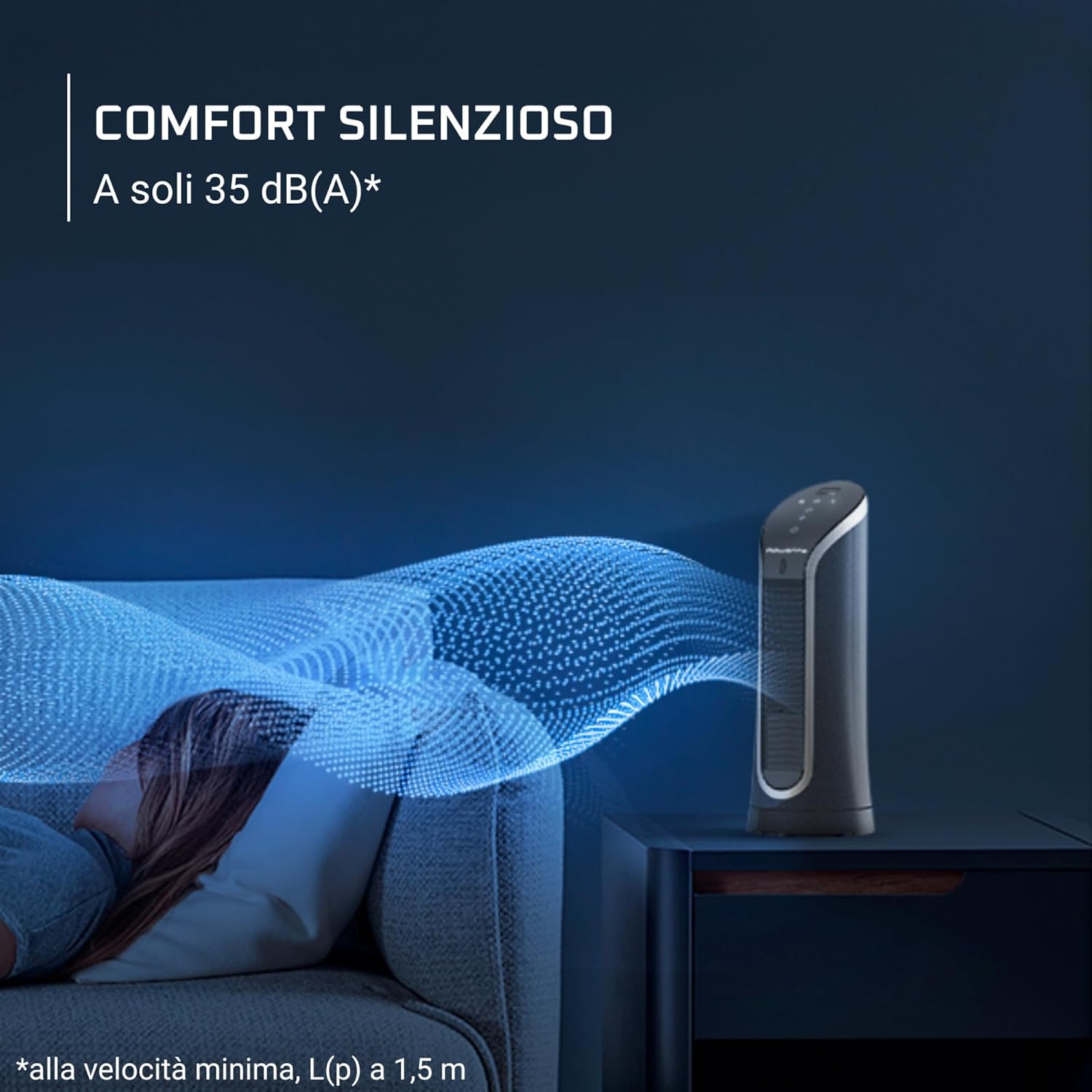 Rowenta Eole Compact - Mini Ventilatore a Torre Silenzioso - immagine 4