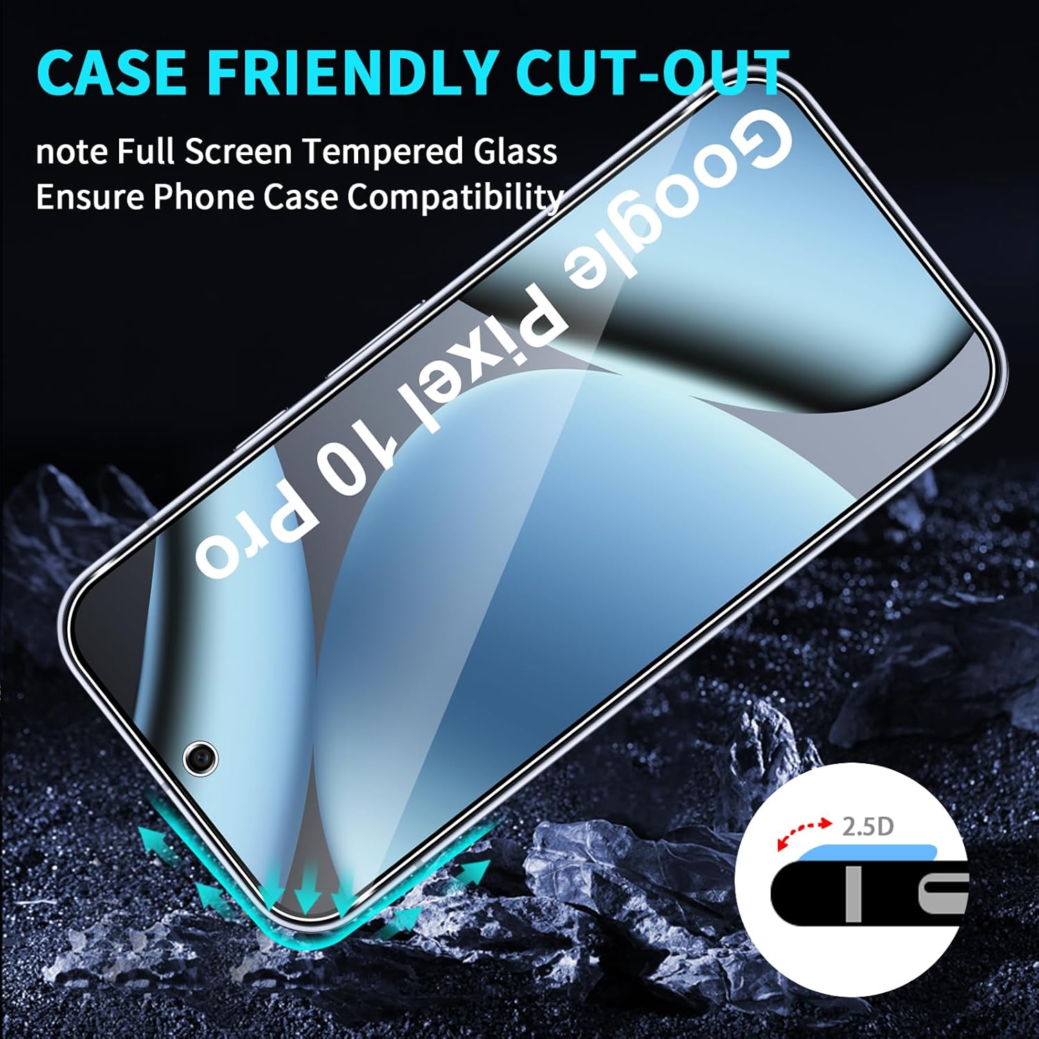 Lutree Vetro Temperato per Google Pixel 10 Pro (3+3 Pezzi) - immagine 5