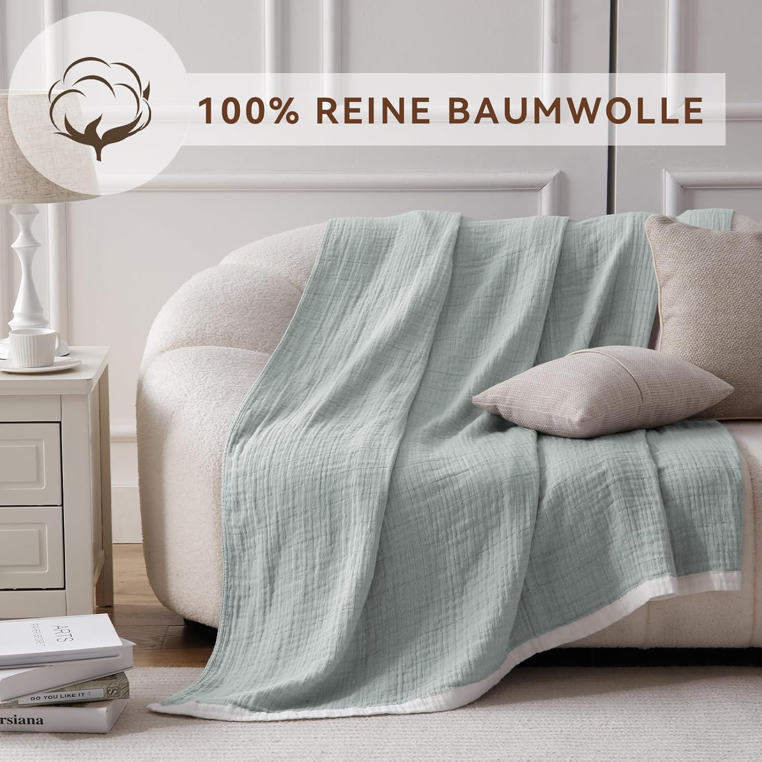 Se Softexly Coperta Morbida Lago Blu 230x260cm - immagine 4