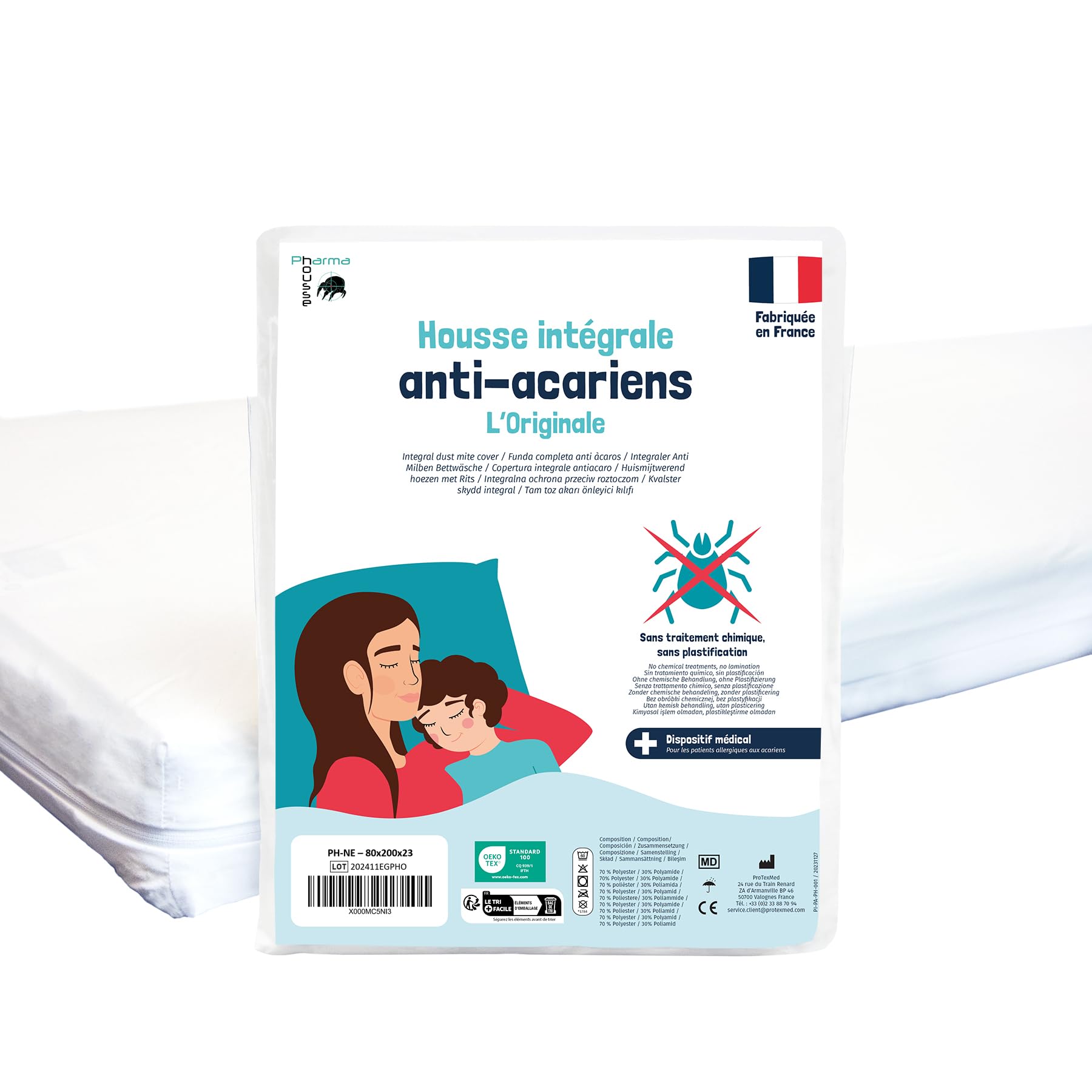 Pharma-Housse Coprimaterasso Antiacaro Integrale