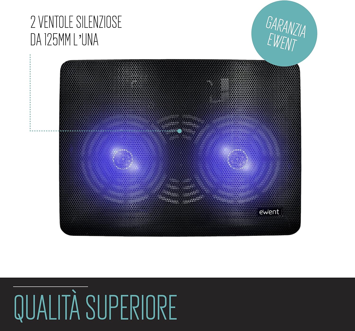 Ewent EW1256 Base Refrigerante per Portatile - immagine 7