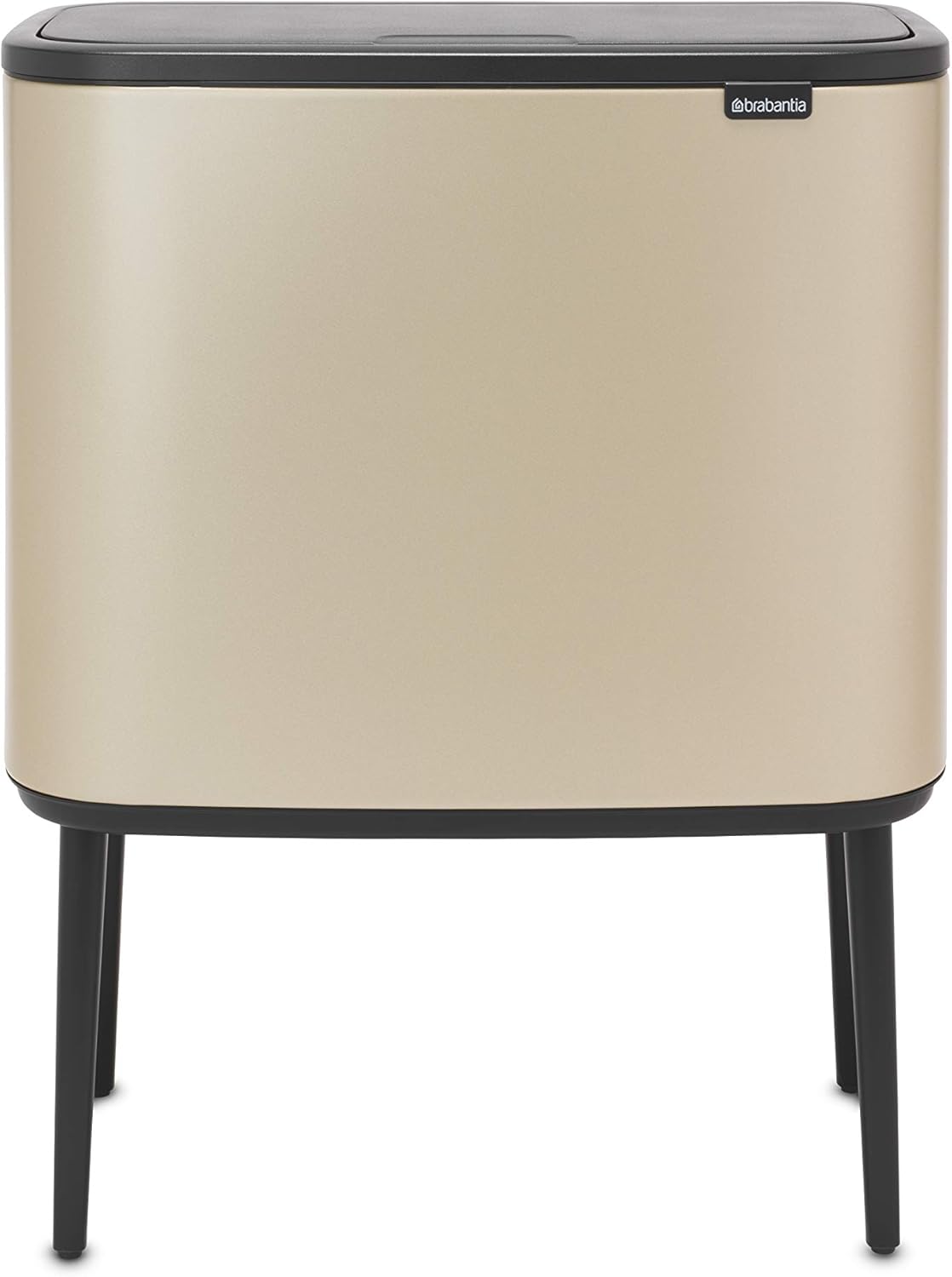 Brabantia Bo Touch Bin Riciclaggio, Metallic Gold, 3 x 11L