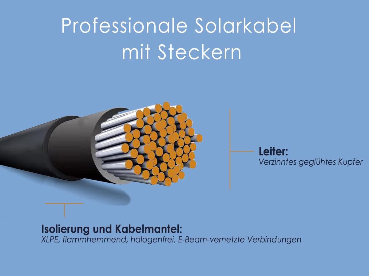 Enjoy Solar Cavo di Collegamento Modulo Solare 6 mm² 10m - immagine 2