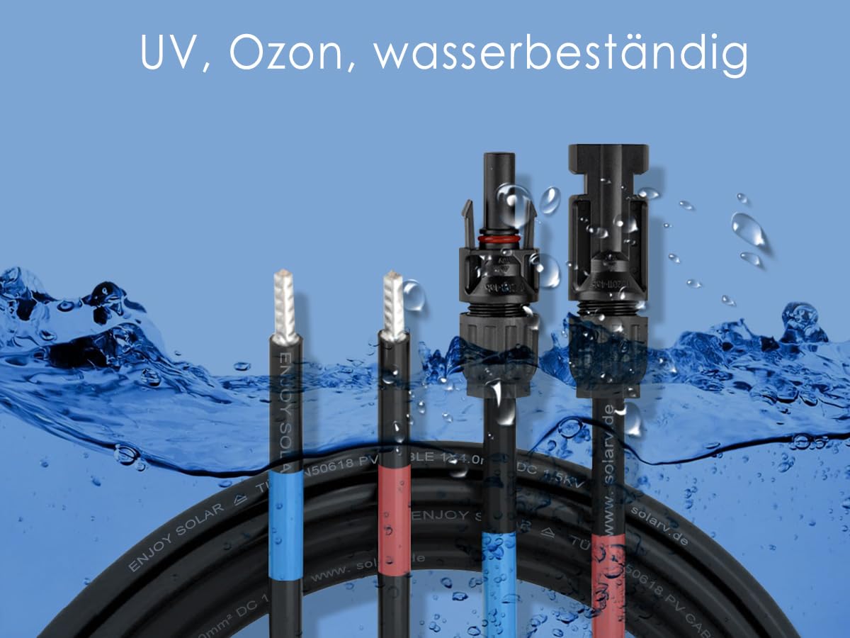 Enjoy Solar Cavo di Collegamento Modulo Solare 6 mm² 10m - immagine 3