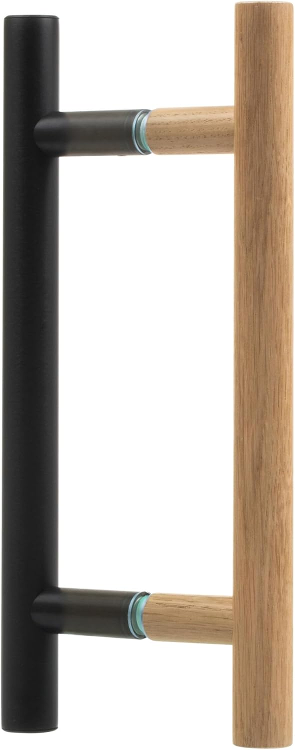 Mls Maniglia per Porta Sauna e SPA 500mm, Nero - immagine 2