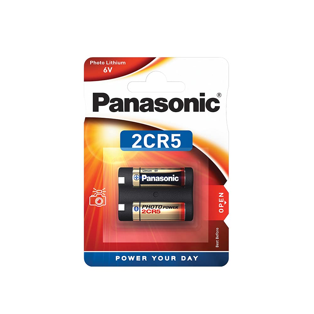 Panasonic 2CR5 Batteria Cilindrica al Litio 6V