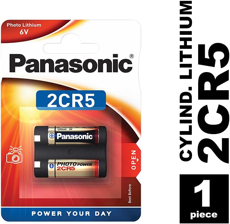 Panasonic 2CR5 Batteria Cilindrica al Litio 6V - immagine 2