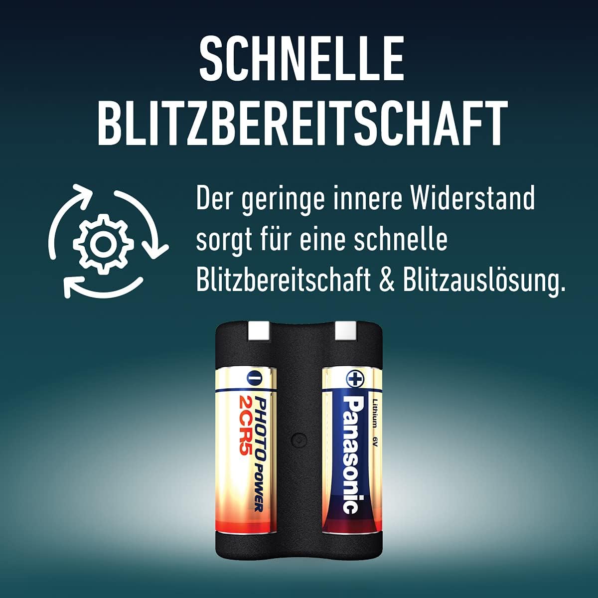 Panasonic 2CR5 Batteria Cilindrica al Litio 6V - immagine 7