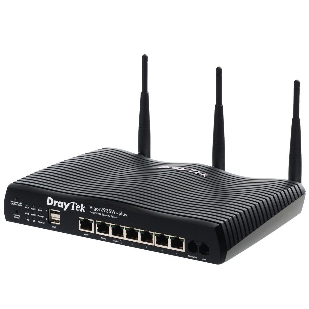 Draytek Vigor 2925Vn-plus - Router DualWAN Gigabit