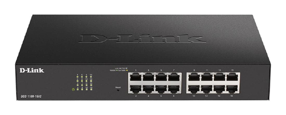 D-link DGS-1100-16V2/E Smart Switch Gestito 16 Porte