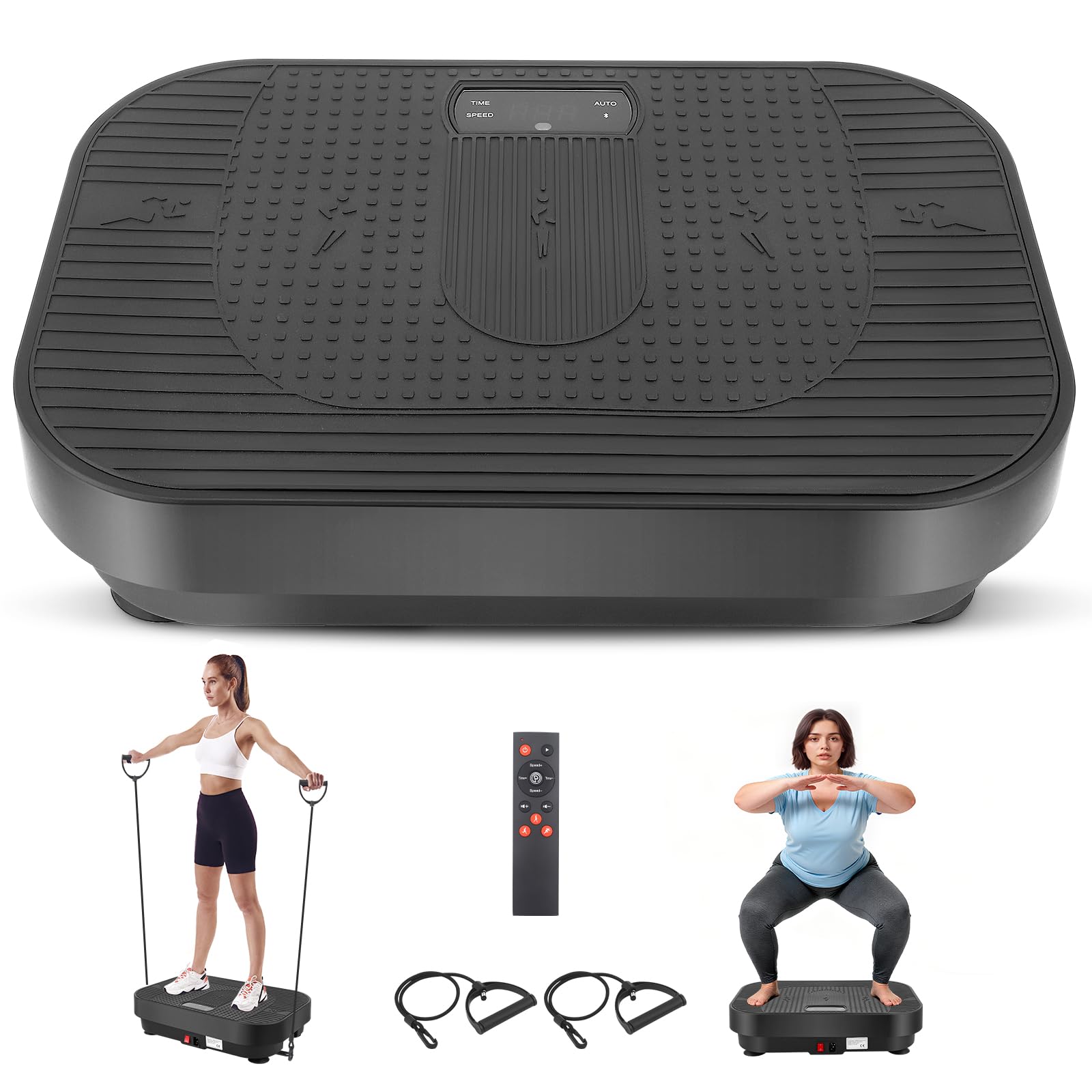 Pedana Vibrante Potente per Modellamento Muscolare 150kg