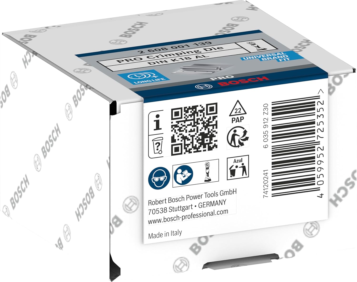 Bosch 1 inserto per pressa, alluminio (67 x 45 mm, accessori professionali) - immagine 2