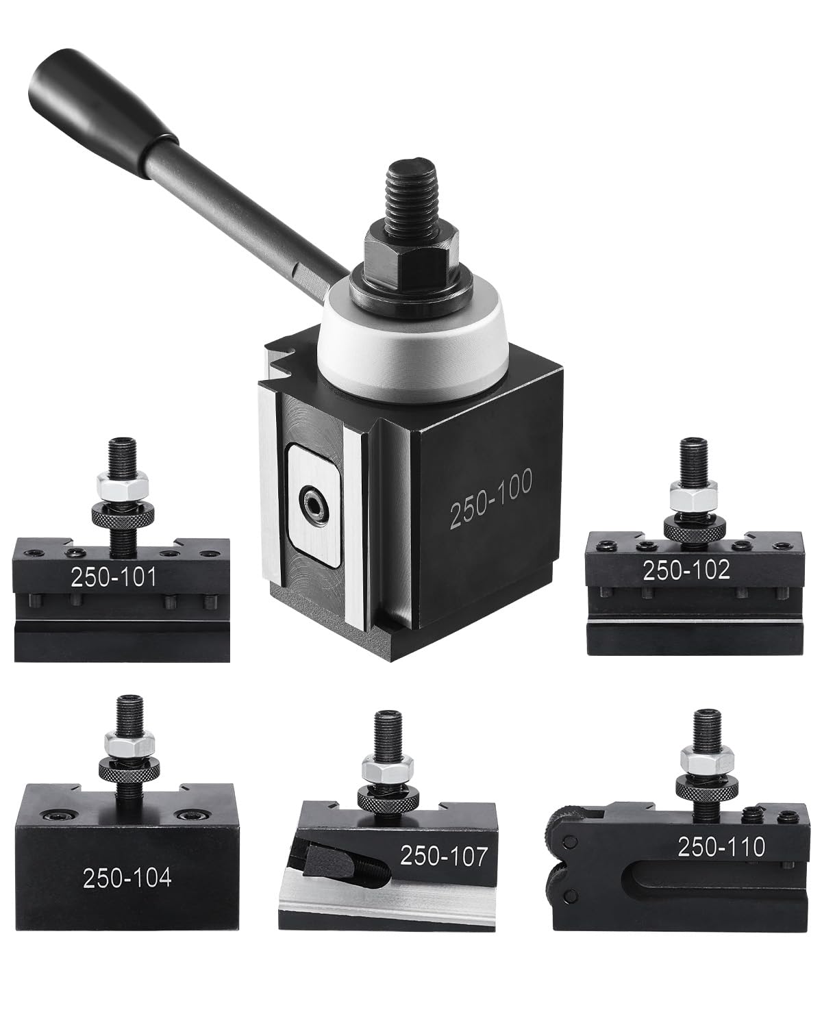 VEVOR Set Portautensili a Cambio Rapido 6 Pezzi