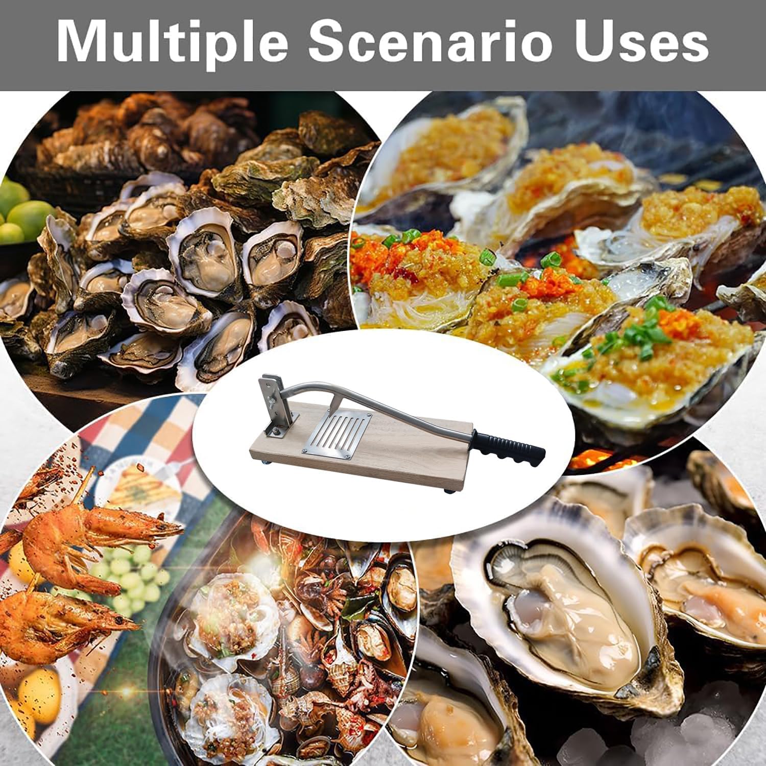 Coltello per Ostriche in Acciaio Inox, Regolabile - immagine 2