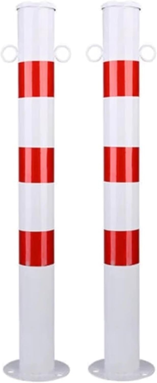 Pali Intercettazione Metallo Rosso-Bianco 750mm (2 pz)