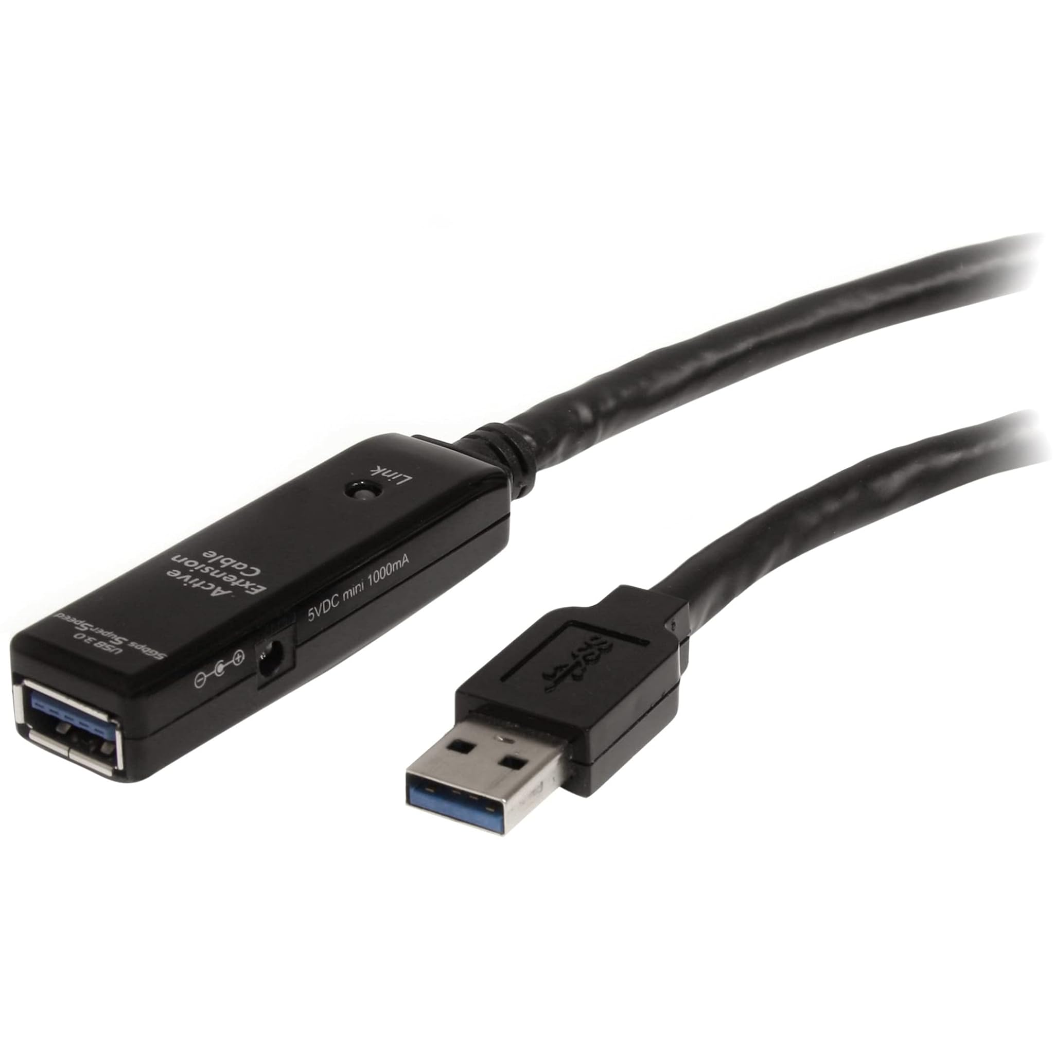 StarTech.com USB3AAEXT5M Cavo di Estensione Attivo USB 3.0, M/F, 5 m, Nero