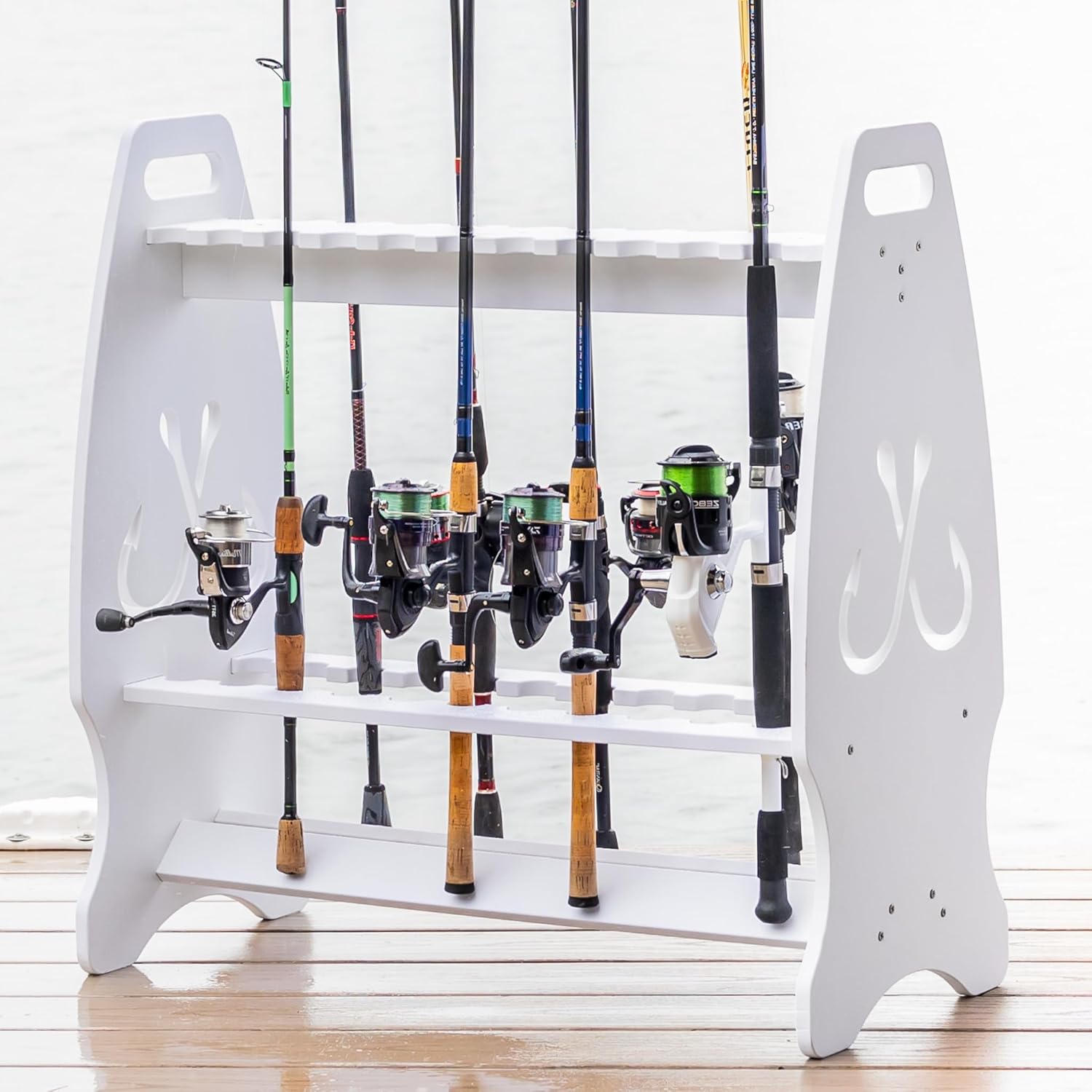 StoreYourBoard Supporto per 24 Canne da Pesca - immagine 1