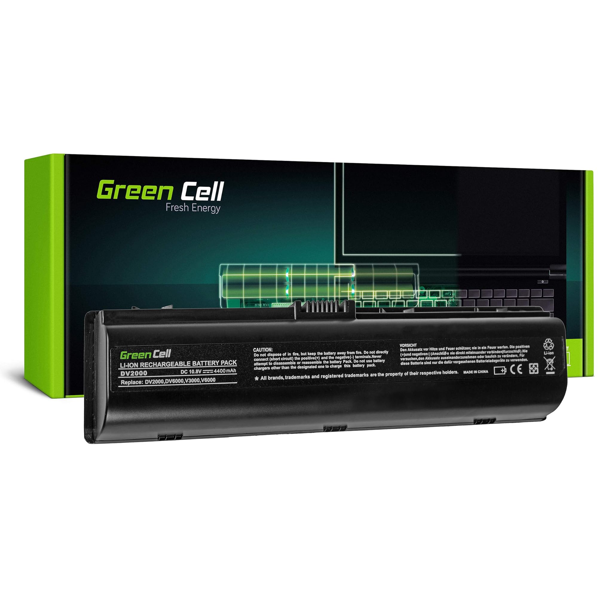 Green Cell Batteria per HP Pavilion DV6000 DV2000 Portatile