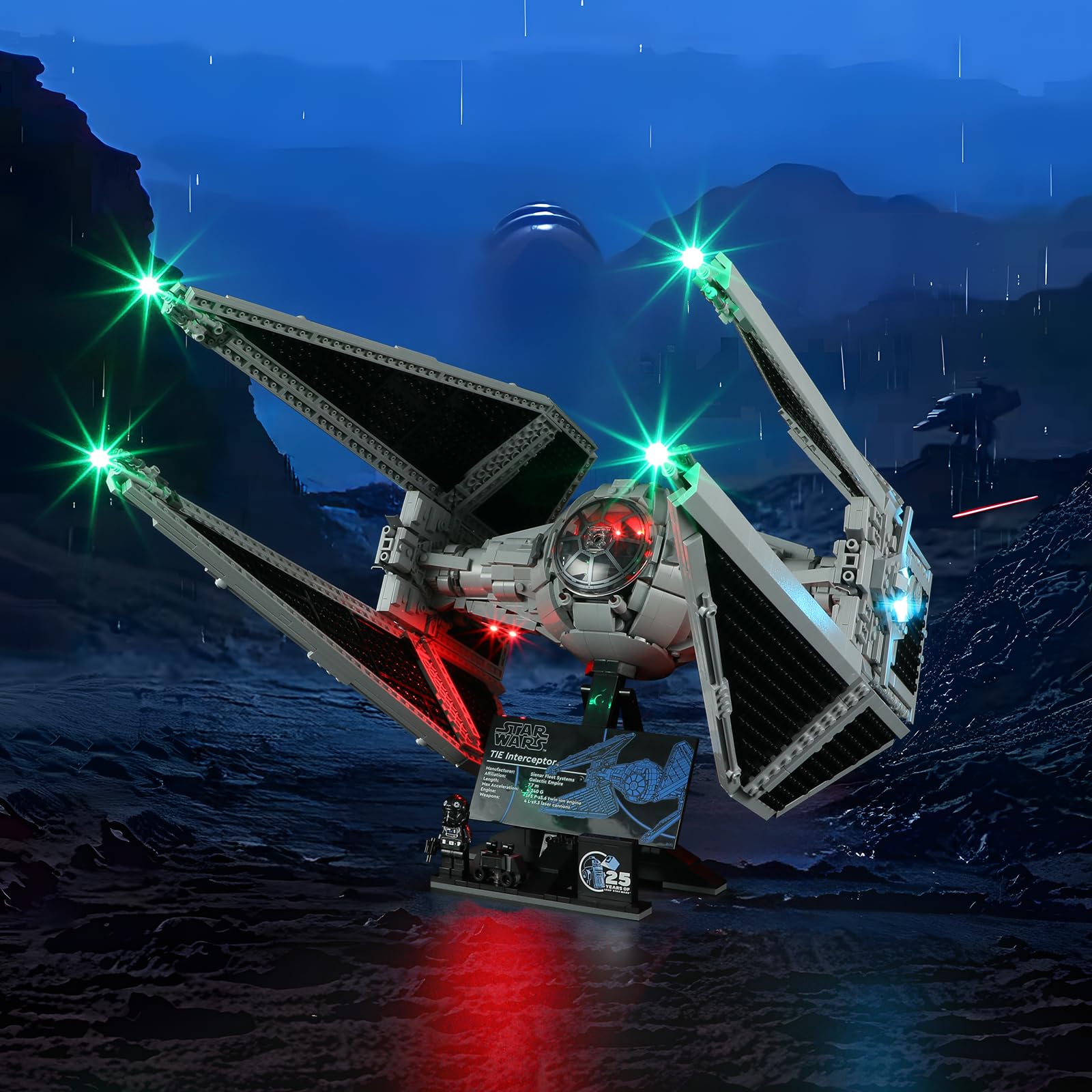 Lightailing Set di Luci per 75382 TIE Interceptor