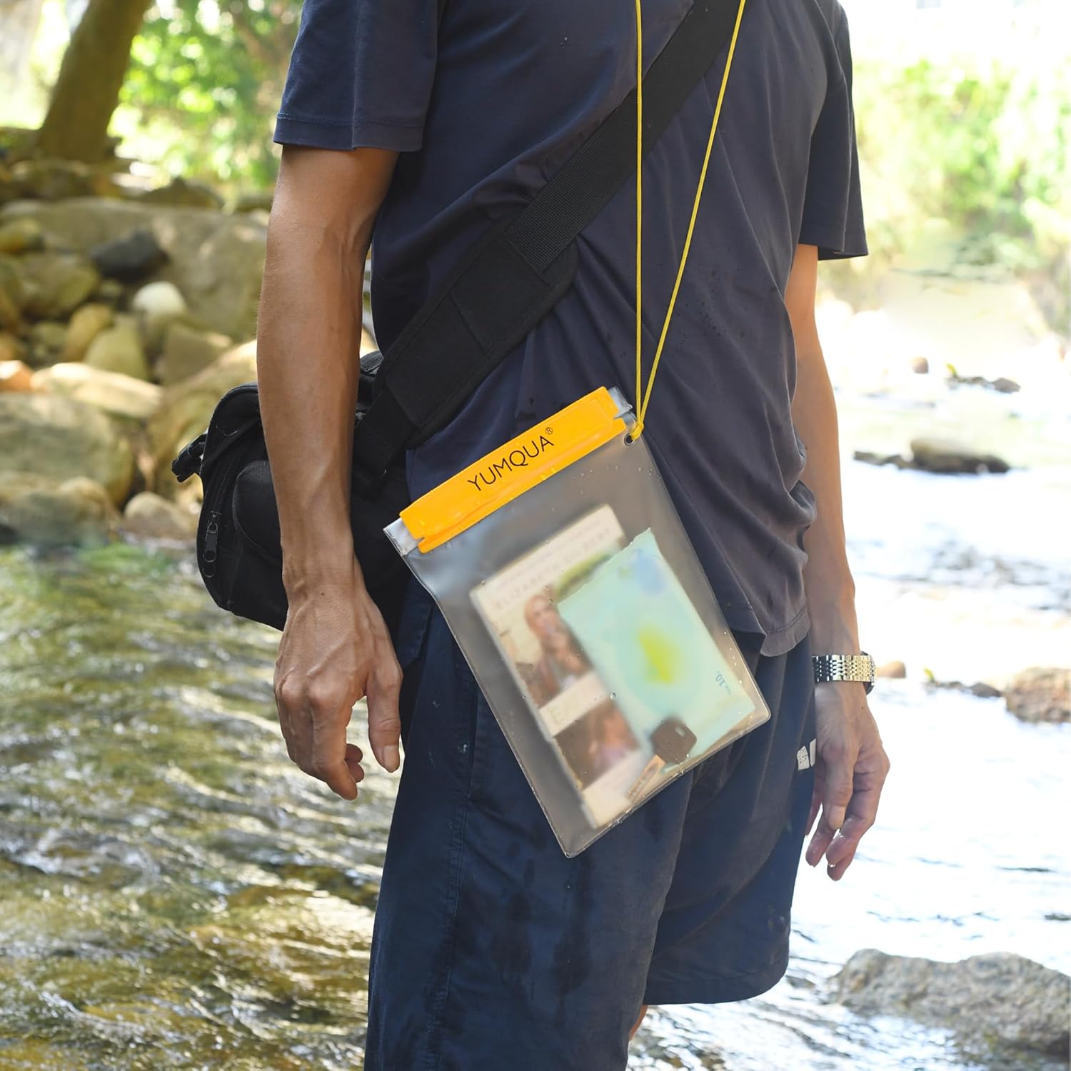 Set 3 Borse Impermeabili Dry Bag Giallo - immagine 5